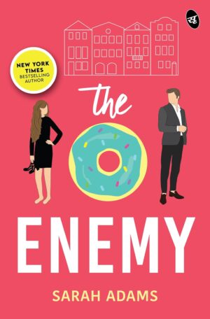 The Enemy book cover by Sarah Adams, enemies to lovers and celebrity fake dating romance novel