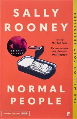Normal People book cover by Sally Rooney, contemporary literary fiction and complex relationship novel