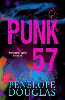 Punk 57 book cover by Penelope Douglas, new adult dark romance and forbidden pen pal story