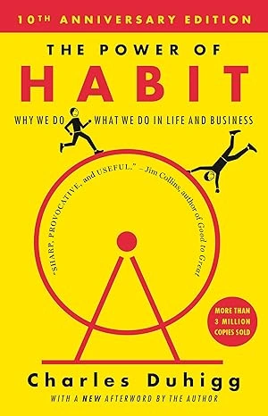 The Power of Habit book cover by Charles Duhigg, non-fiction guide on habit formation and the Habit Loop