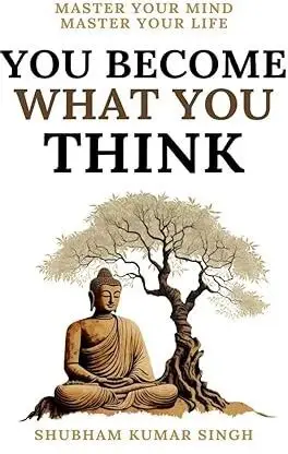 You Become What You Think book cover by Shubha Vilas, spiritual philosophy and self-help guide