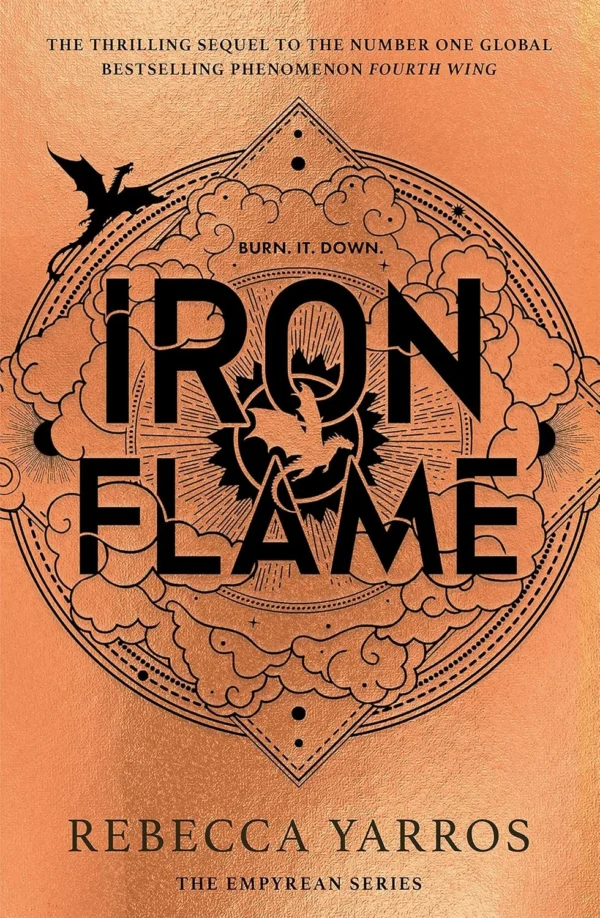 Iron Flame Fantasy Romance Book Cover