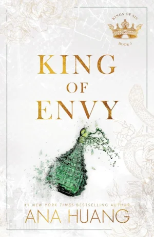 King of Envy book cover featuring a steamy, luxurious image of a suited man and an elegant woman in a tense, romantic embrace.