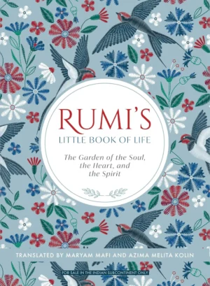 Little Book of Rumi cover featuring elegant, minimalist design with Persian calligraphy, a rose, or a whirling dervish silhouette.