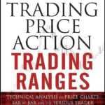 Trading Price Action Ranges book cover by Al Brooks featuring annotated price charts showing horizontal ranges, triangles, and consolidation patterns.