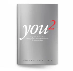You Squared book cover featuring the bold, minimalist design with the title "YOU²" and a rocket or upward arrow.